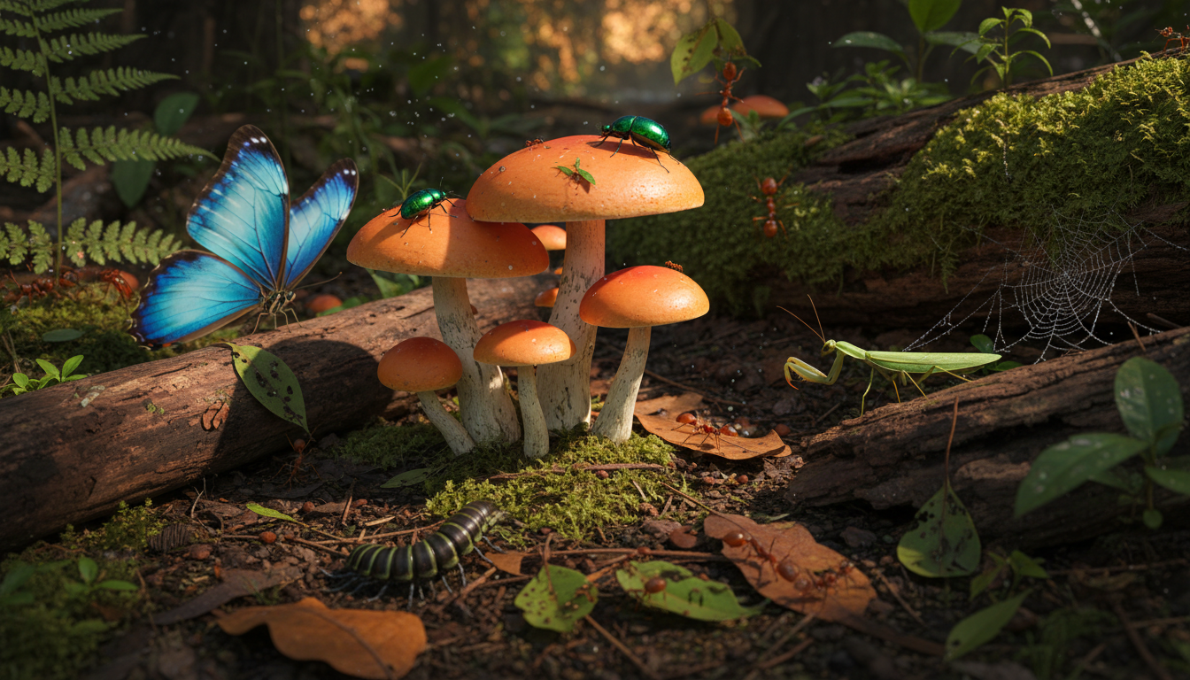 découvrez le rôle essentiel des champignons orange sur bois mort et leur importance dans l'équilibre de l'écosystème forestier.