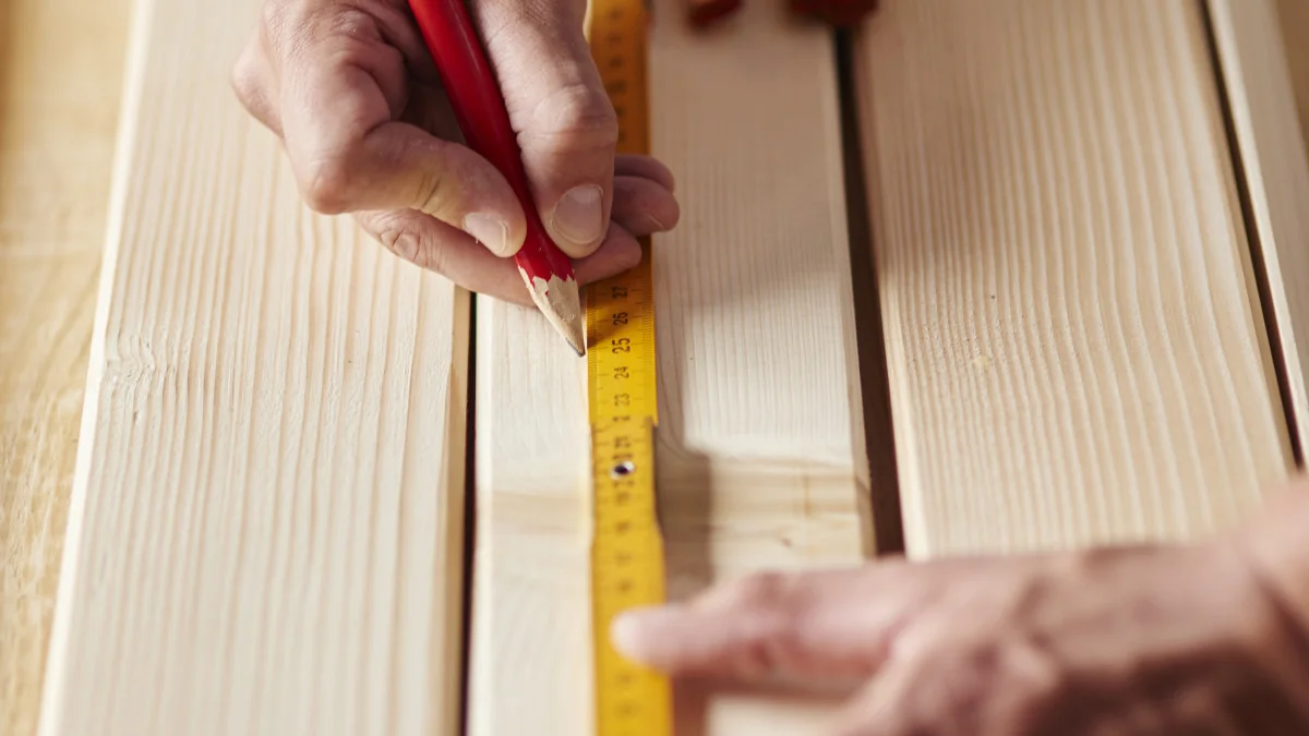 mesures pour faire un meuble