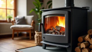 installer et utiliser poêle à bois avec buche de 50 cm